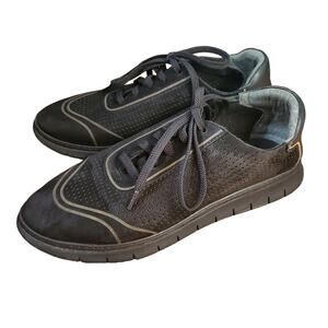 🔥 Vionic | Black Riley Suede Walking Shoe Size 9.5 Sneakers Comfort Lace Up